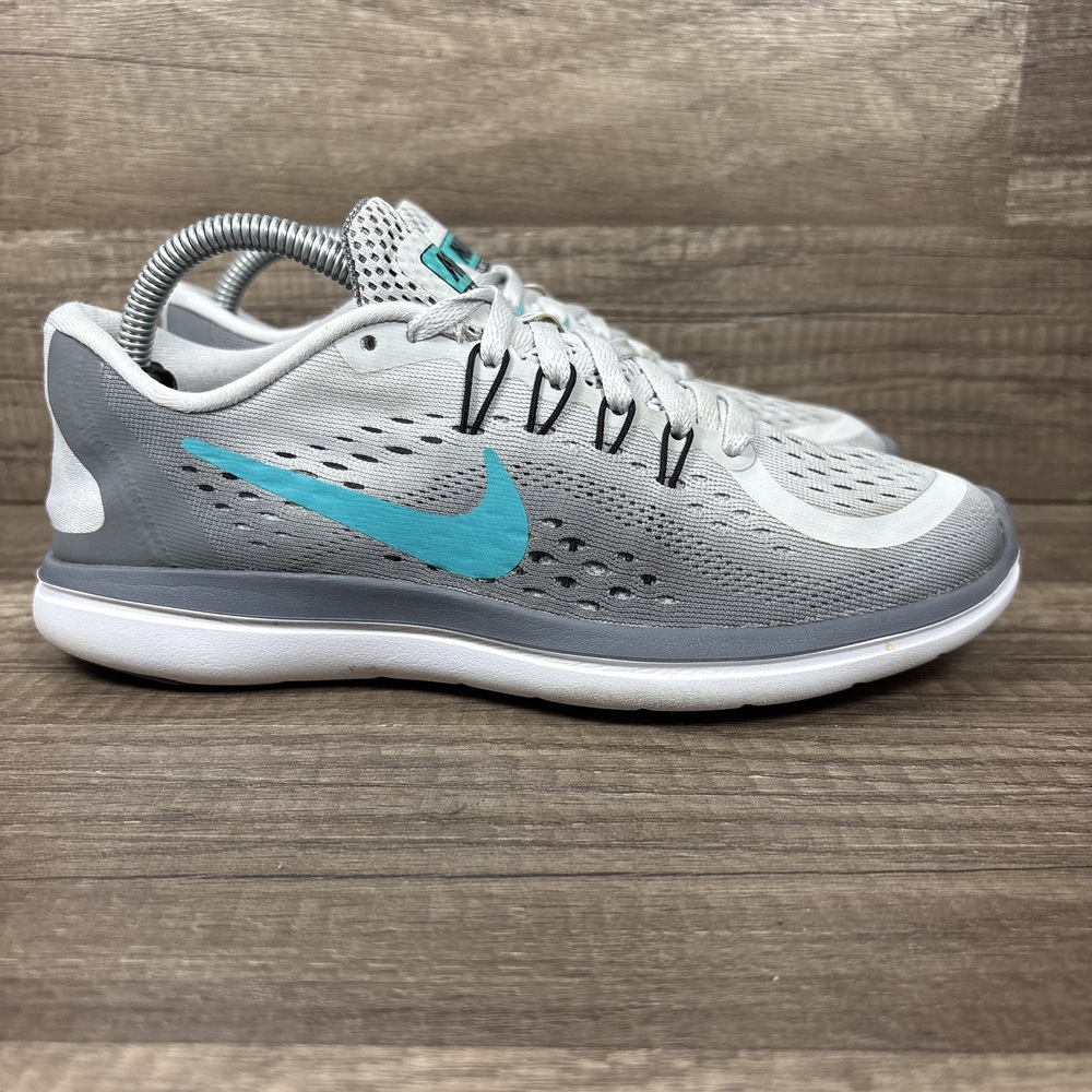 Nike Flex 2017 Run Gray Womens US Size 6 EUR 36.5 898476-007 Running Shoes